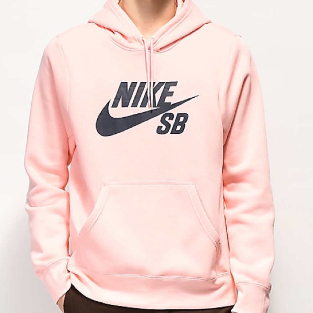 Nike pink hoodie